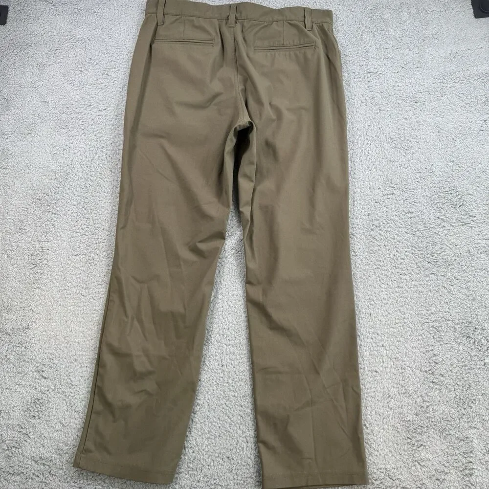Banana Republic Pants Mens 34x29 Brown Straight Leg Chino‎ Polyester Casual